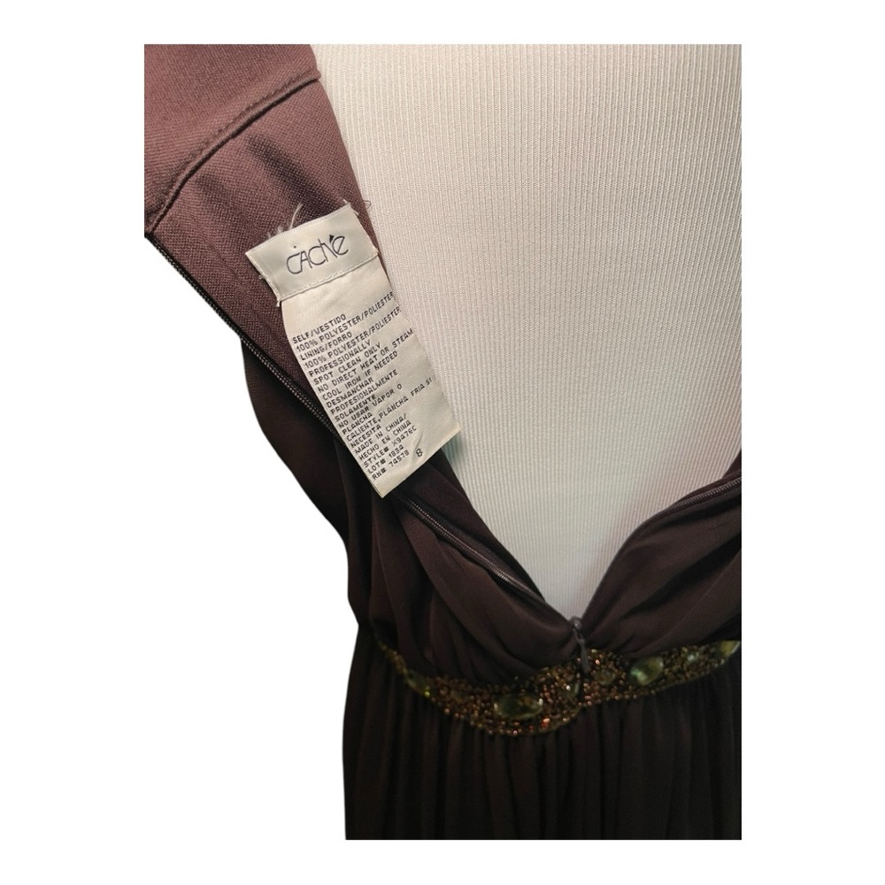 Cache Brown Embellished Dress - Picture 8 of 8